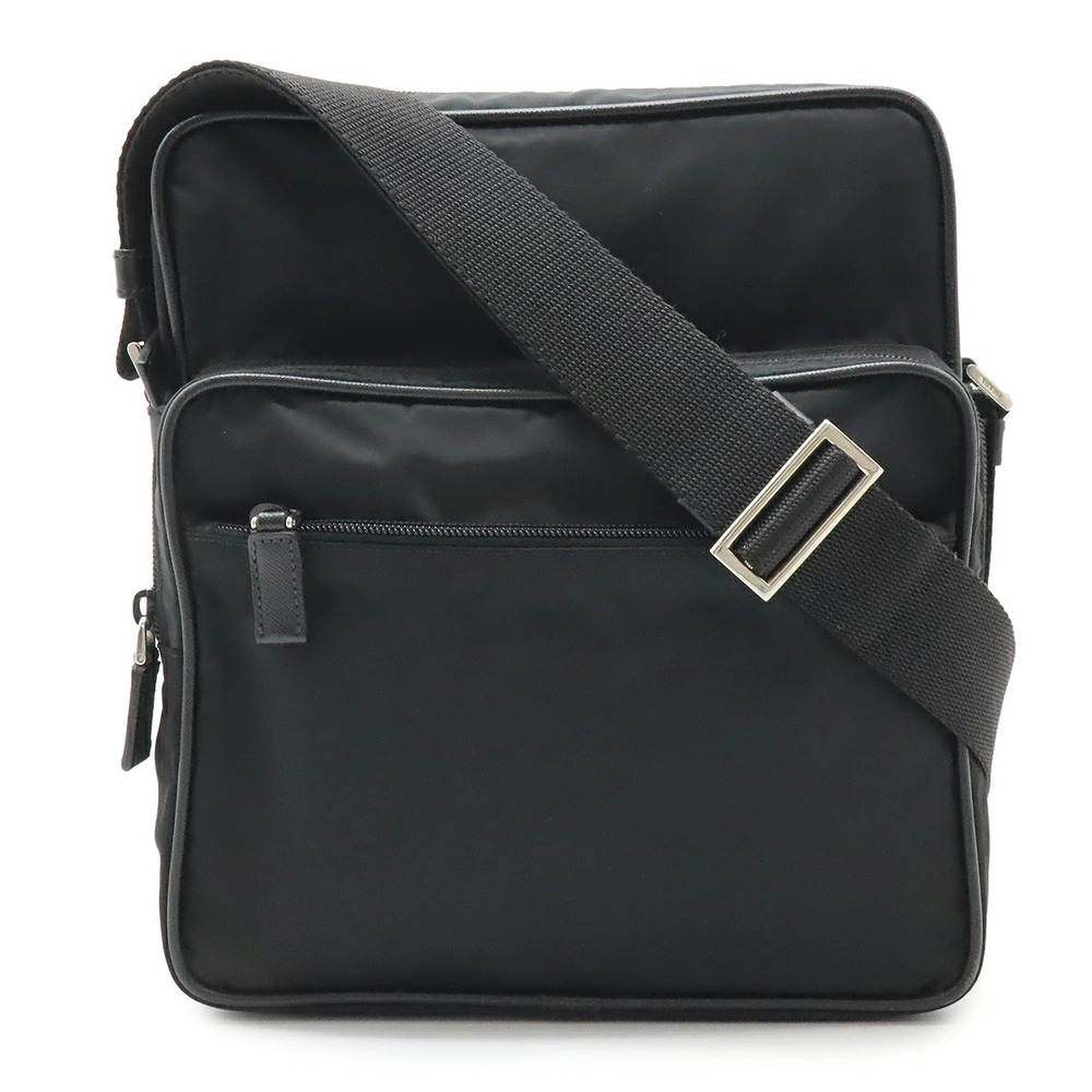 Prada Messenger Crossbody Leather NERO Black